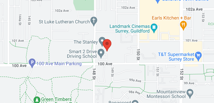 map of 106 14877 100 AVENUE